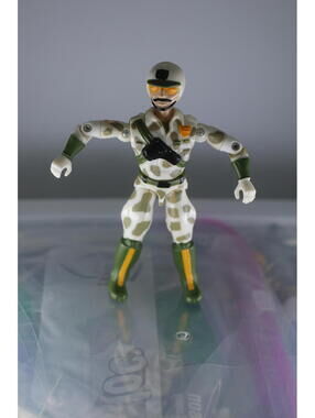 Vintage 1990's The Corps Chopper Lanard 3.75" Action Figure Military